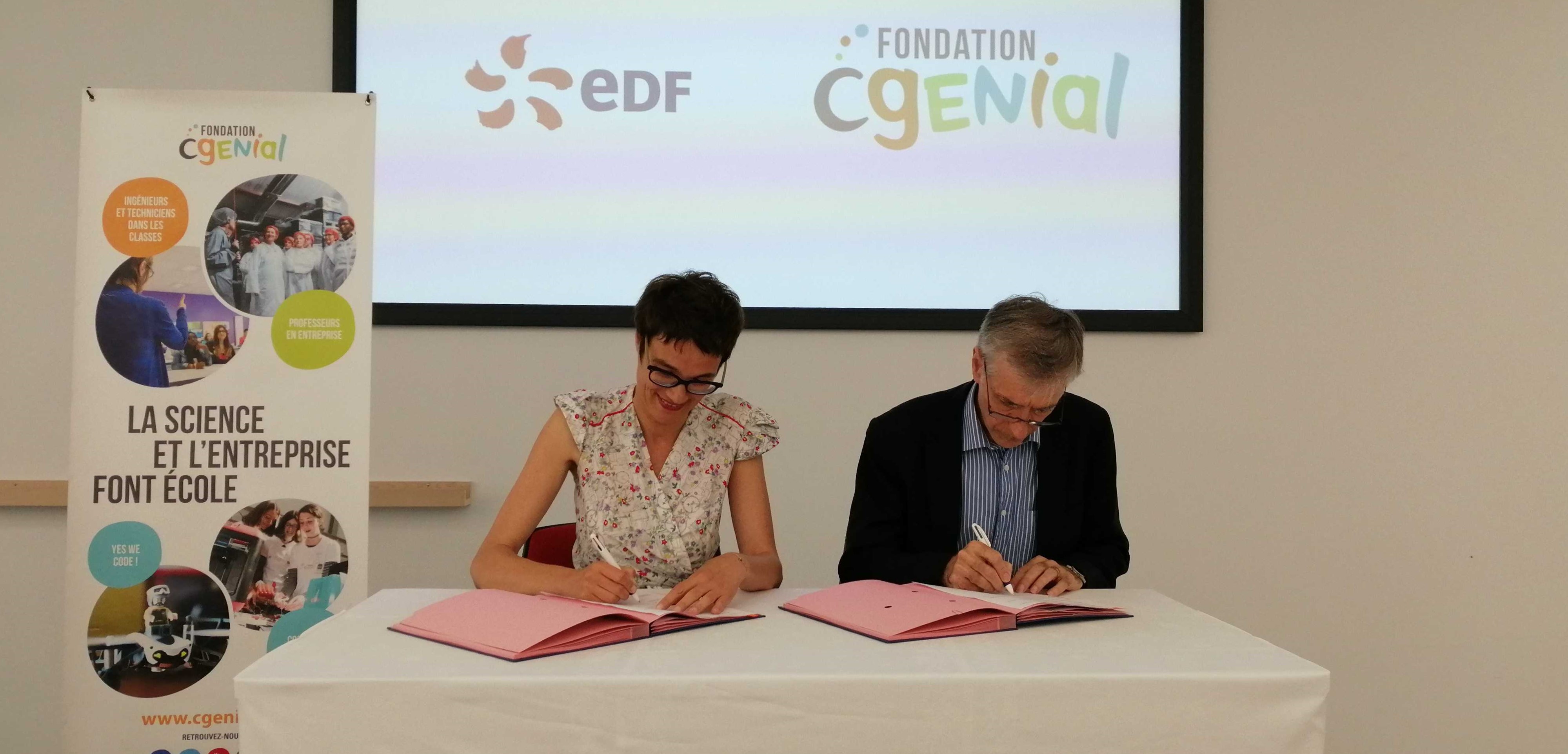 Nous accueillons le Groupe EDF comme partenaire et mécène !
