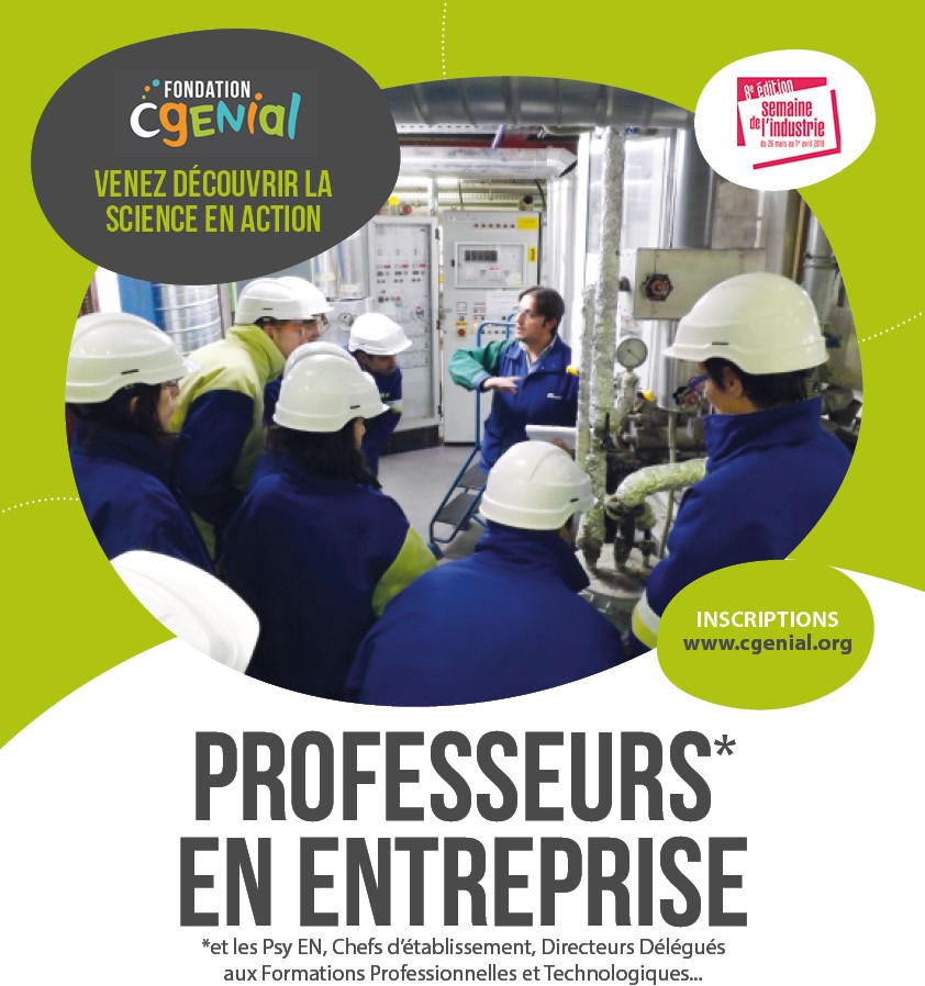 Professeurs en entreprise : des visites pendant la Semaine de l'Industrie 2018 !